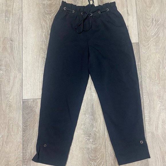Club Monaco Jogger / Tailored Drawstring Jogger - Dark Navy - Picture 1 of 3